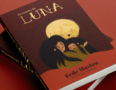 El Cuento de Luna - Children's Book Cover Illustration
