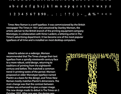 typography poster design