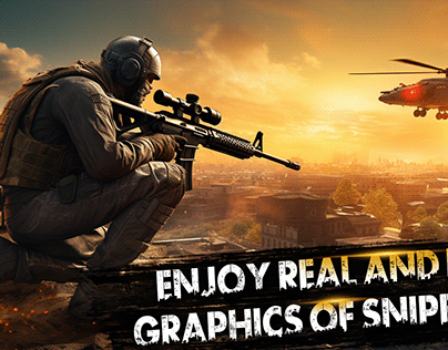Sniper Shooter Game | Store Graphics | AI + Design