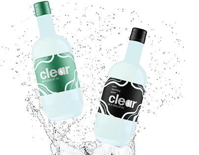 Clear Bottled Water