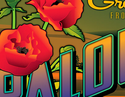 Palouse Greetings - Field Poppies