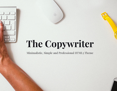 The Copywriter | HTML5 Theme