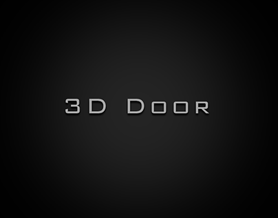 3D Door Design All