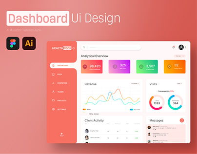 Dashboard Ui Design | Healthbook
