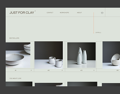 UI Concept // Ceramic Store // Web Design