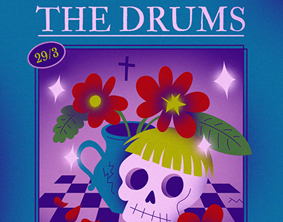 Flyer de The Drums, Teatro Vorterix - Buenos Aires :)