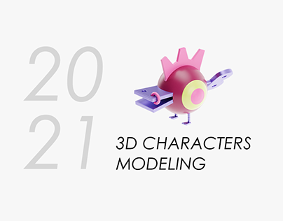 3D Characters Modeled in 2021 ​