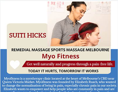 SUITI HICKS REMEDIAL MASSAGE SPORTS MASSAGE MELBOURNE