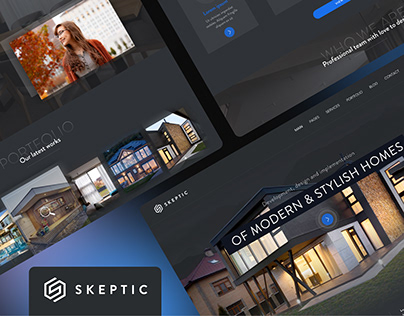 Skeptik - Real Estate Landing Page