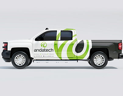 Andatech Truck Wrap Design | Vehicle Branding