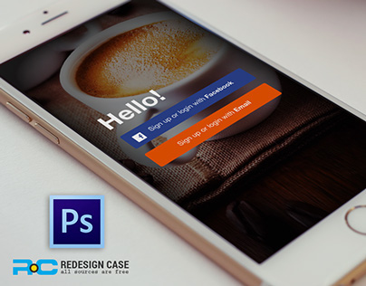 5 Awesome Social Login Screen for Mobile UI