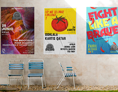 Posters for "Caradura Rock Music Bar"