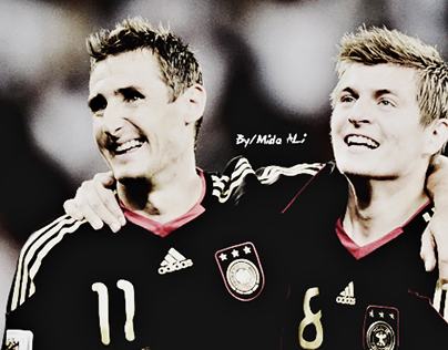 Miroslav Klose & Toni Kroos .