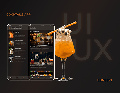 Concept Cocktails app