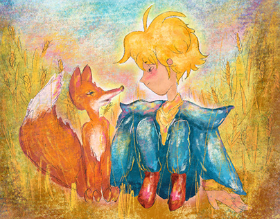 “The little prince”book illustration