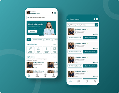 Medical App: Doctors appointment | UIUX Design Lab