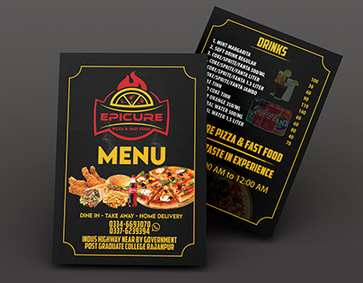 Epicure Pizza & Fast Food - Brand identity