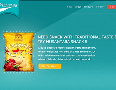 Snack Nusantara (Web Design)