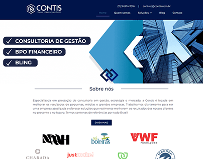 Site Insitucional Empresa de Consultoria