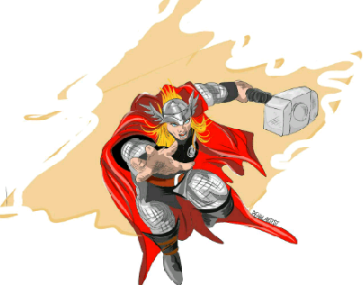 Thor art by Rehalartist