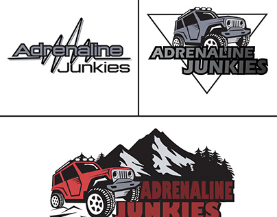 Adrenaline Junkies logo design