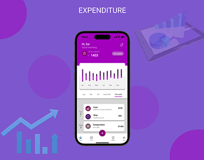 Expenditure App Home Screen