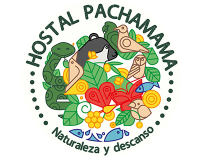 Design and development of brand "Hostal Pachamama"