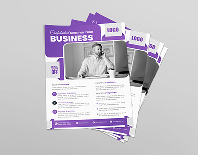 Creative commercial Business Agency Flyer Design