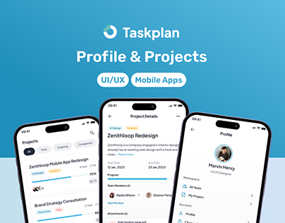 Taskplan - Profile & Projects