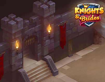 Isometric dungeon for "Knights&Brides" game