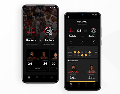 UI Concept NBA App