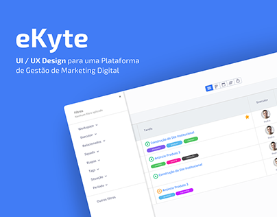 Project thumbnail - UI | UX design Plataforma eKyte