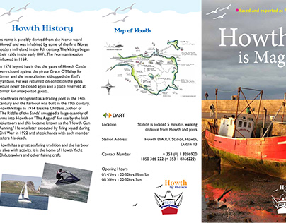 Howth is Magic Brochure first ever created in college !