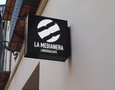 Diseño de logotipo y moodboard Cafe La Medianera