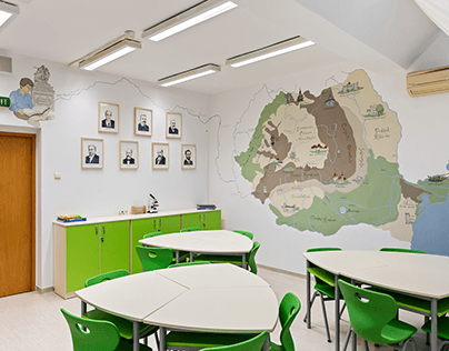 On and Off the Beaten Track: Classroom Mural