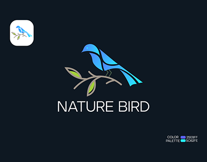Nature Bird logo | Bird logo | logo | Logo Folio