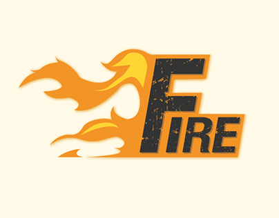Cartoon Fire Logo design