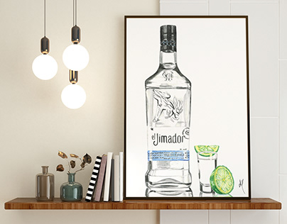 El Jimador Tequila Illustration