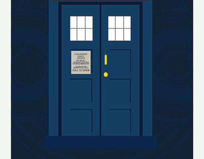 Doctor Who Tardis Poster for purchase