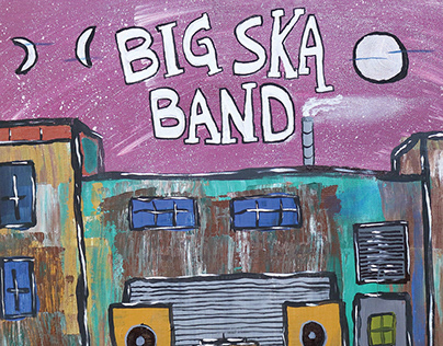 Big Ska Band - LP Sleeve Layout