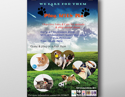 Introductory Ad & Event Poster (Animal Abuse)
