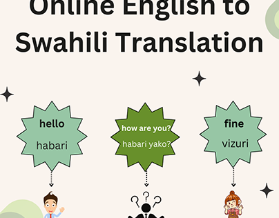 Online English to Swahili Translation
