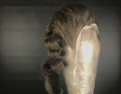 18th Century Style on Human Hair Wig