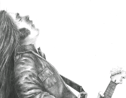 Rory Gallagher graphite
