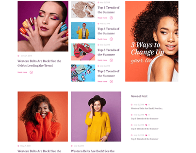 Woman's Fashion Website