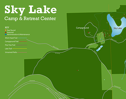 Sky Lake Camp & Retreat Center map