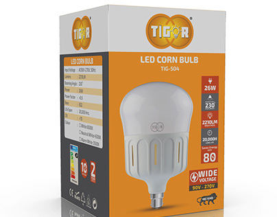 TIGOR LED Bulbs Packaging Design