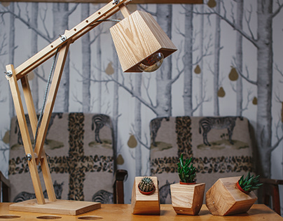 The Tree - Wooden lamp and other goods