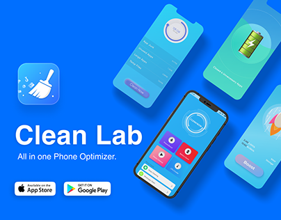 Clean Lab Playstore & Appstore Graphics