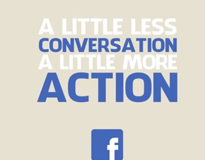 A Little Less Conversation, A Little More Action